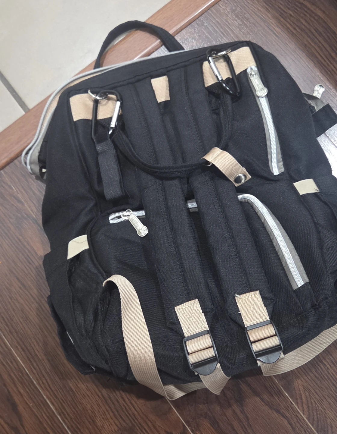 MUIFA Black Diaper Backpack - photo 2