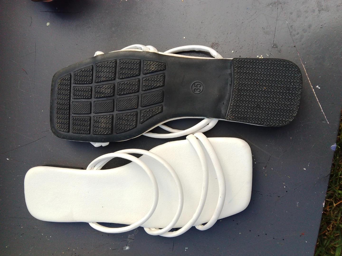 White Flat Sandals - photo 2