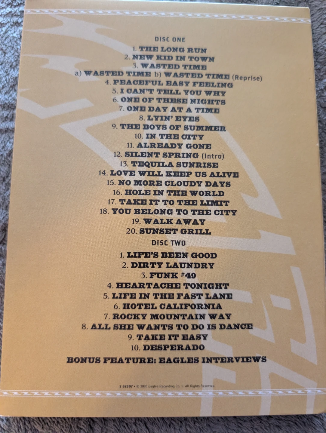 Eagles Farewell Tour Live From Melbourne DVD Set - photo 4