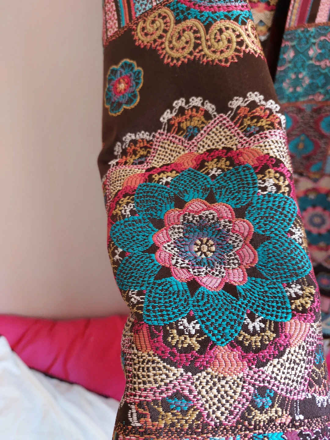 Collarless Patchwork Jacket - photo 3