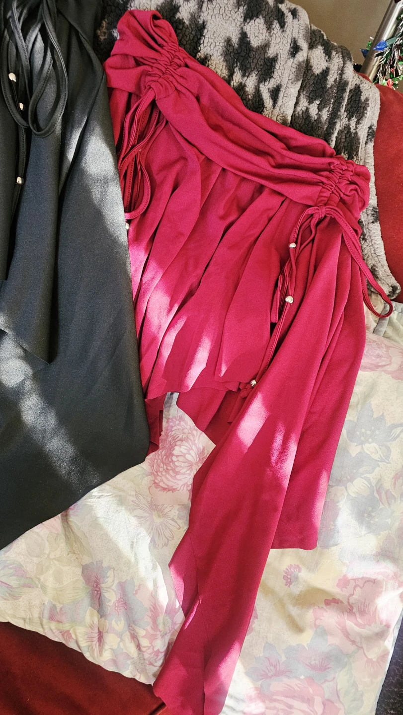 Women's Bohemian Style Pleated Asymmetrical Hem Skirt - photo 2