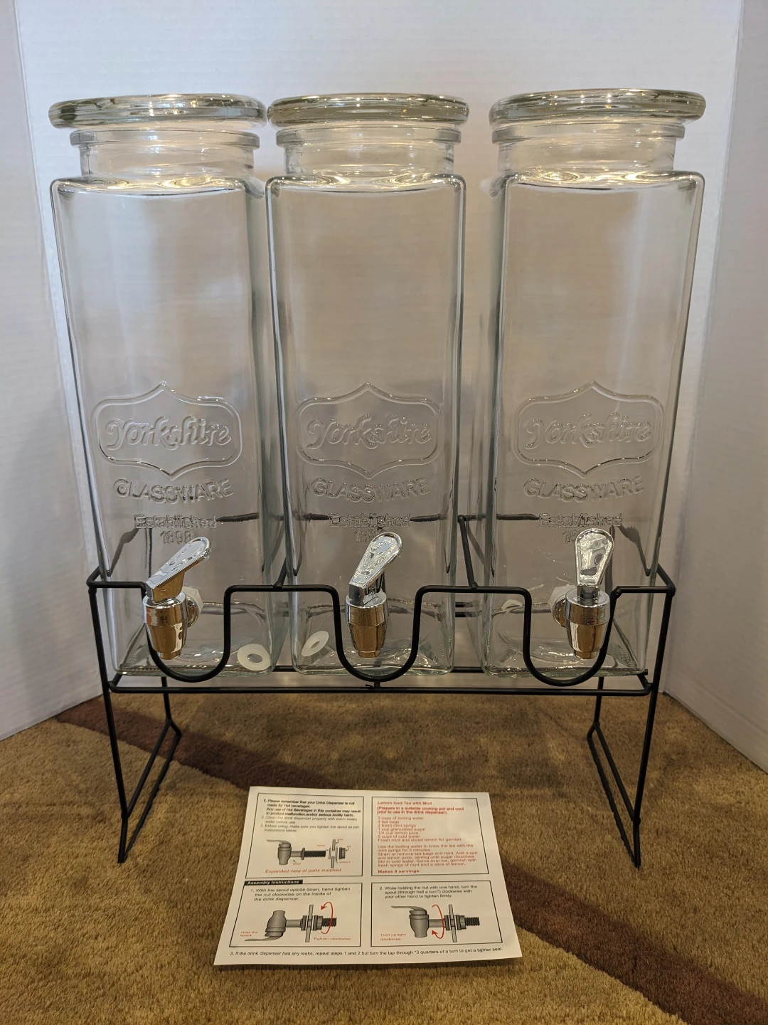 Triple Drink Dispenser