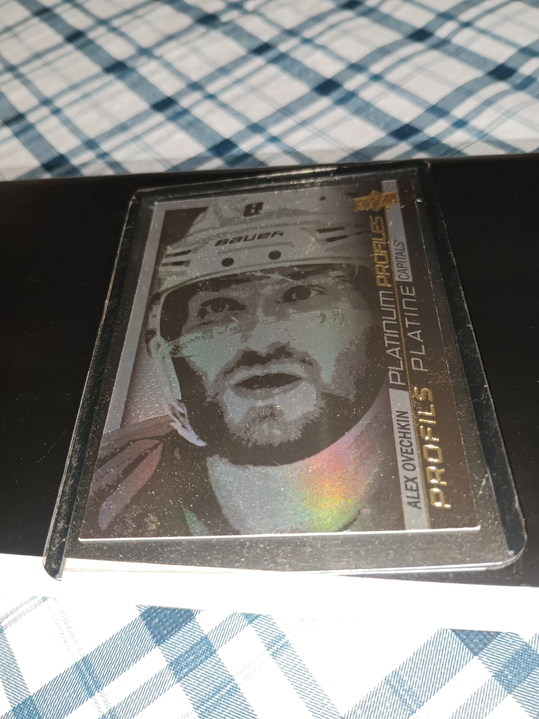 Alex Ovechkin Platinum Profiles Hockey Card
