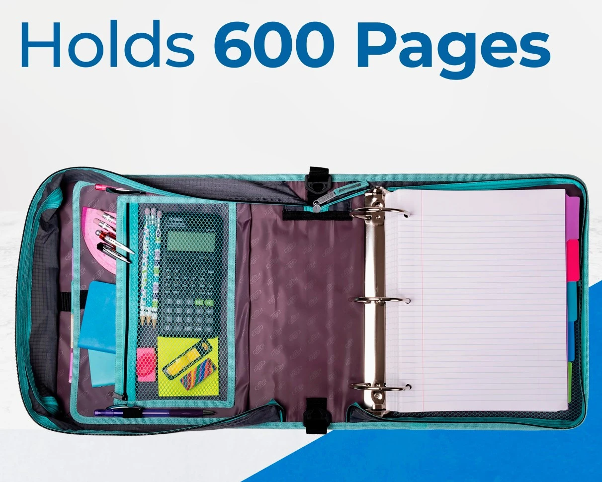 Five Star 3-Ring Zippered Binder with Free Dividers - photo 2
