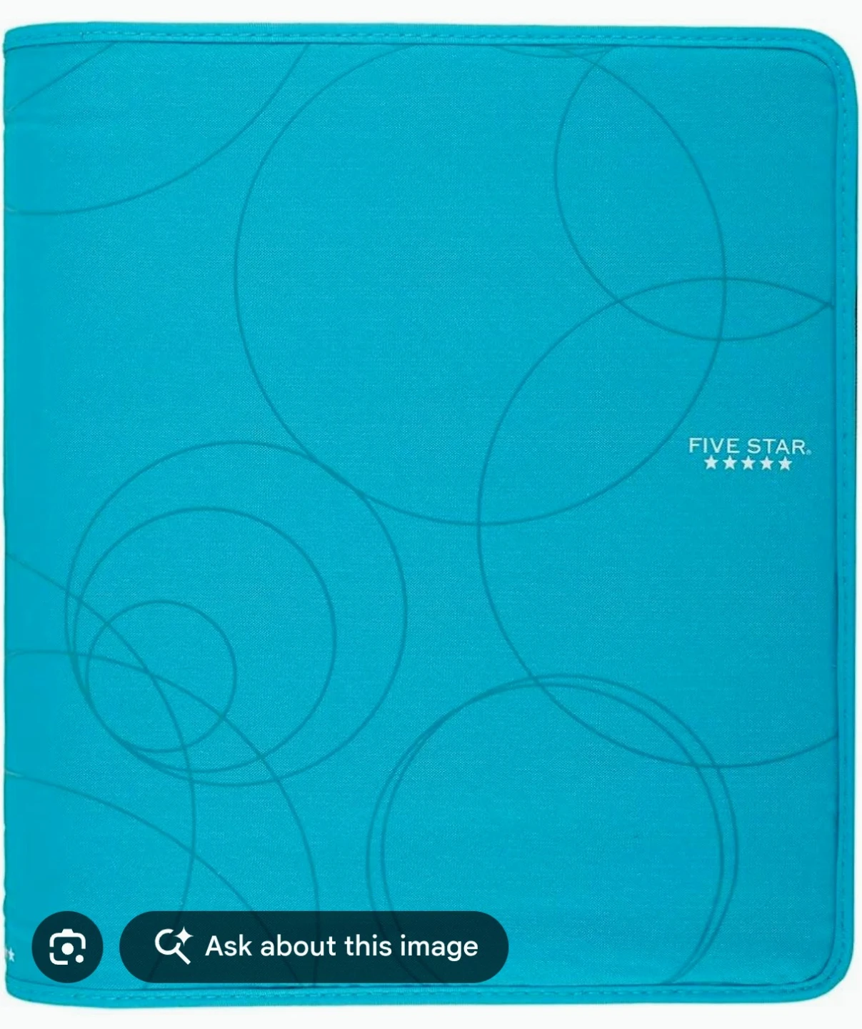 Five Star 3-Ring Zippered Binder with Free Dividers - photo 4