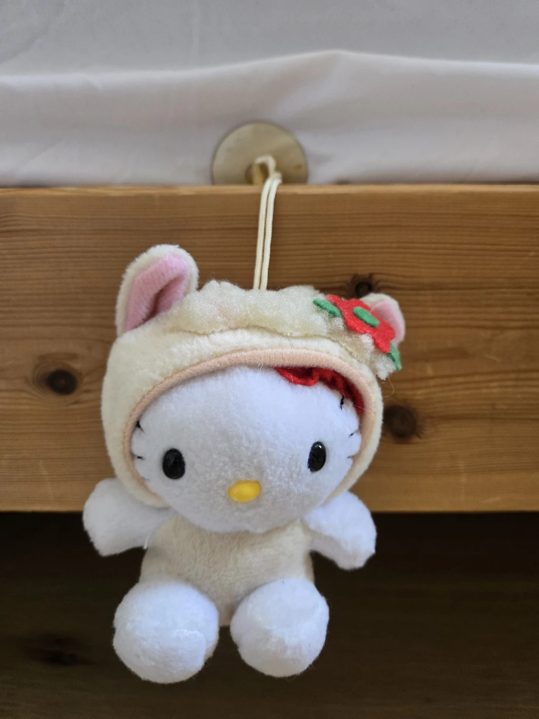Vintage Hello Kitty Lamb Sanrio Plush Toy Doll  Suction Cup - photo 4