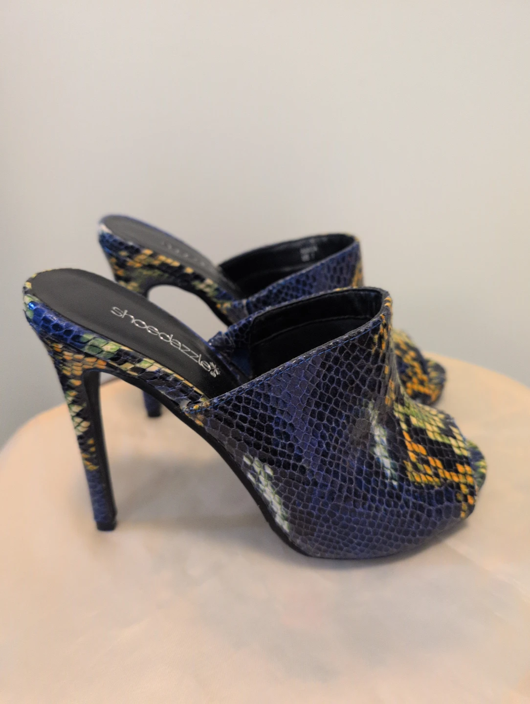 ShoeDazzle Ransa Peep-Toe Heeled Mules - US Size 7 - photo 3