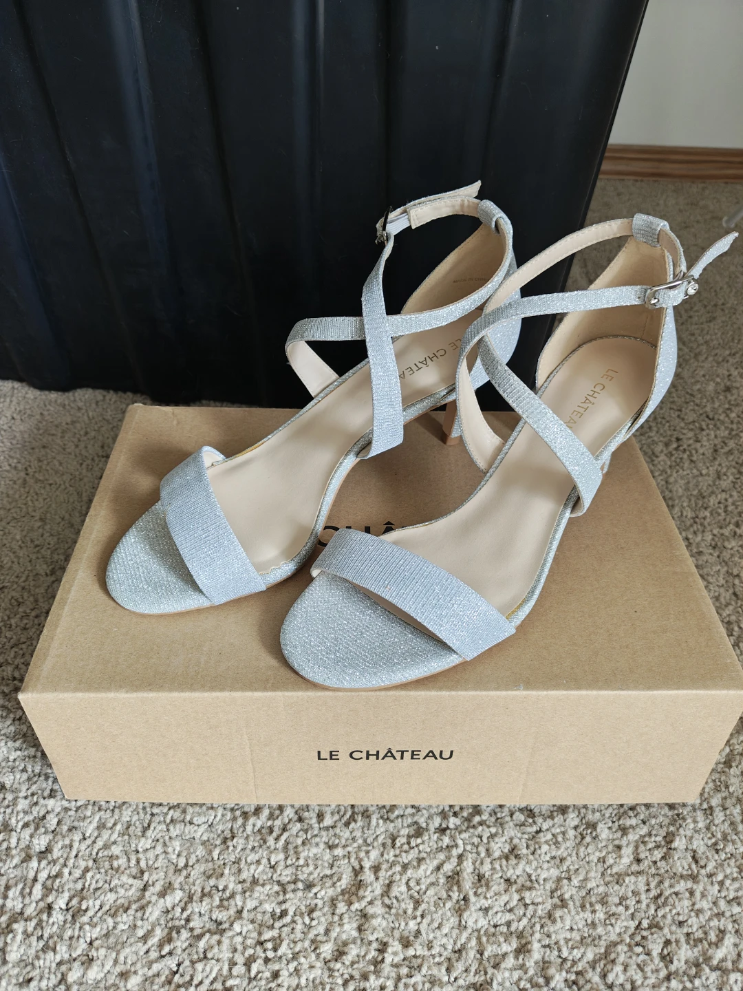 Le Château Silver Glitter Heels - photo 2