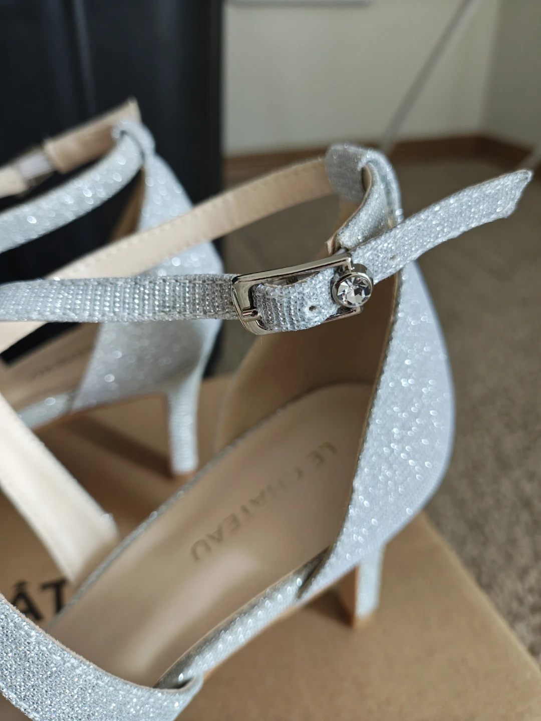 Le Château Silver Glitter Heels - photo 3