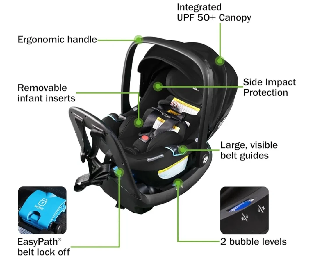 Diono LiteClik30 RXT SafePlus Infant Car Seat and Base - photo 2