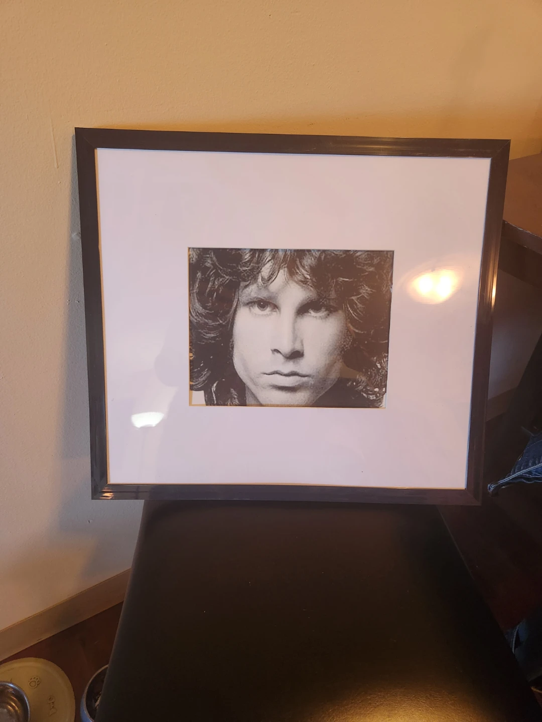 Framed Jim Morrison Portrait