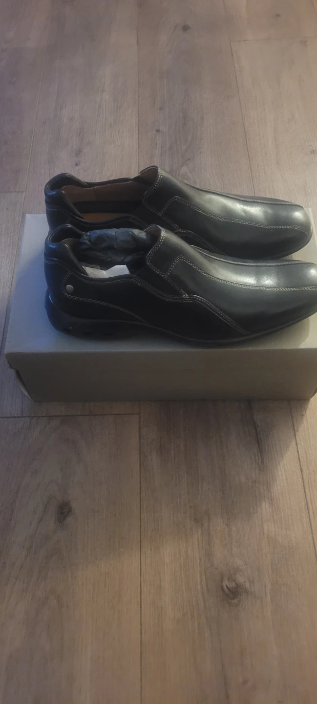 Men's Black Slip-On Shoes
