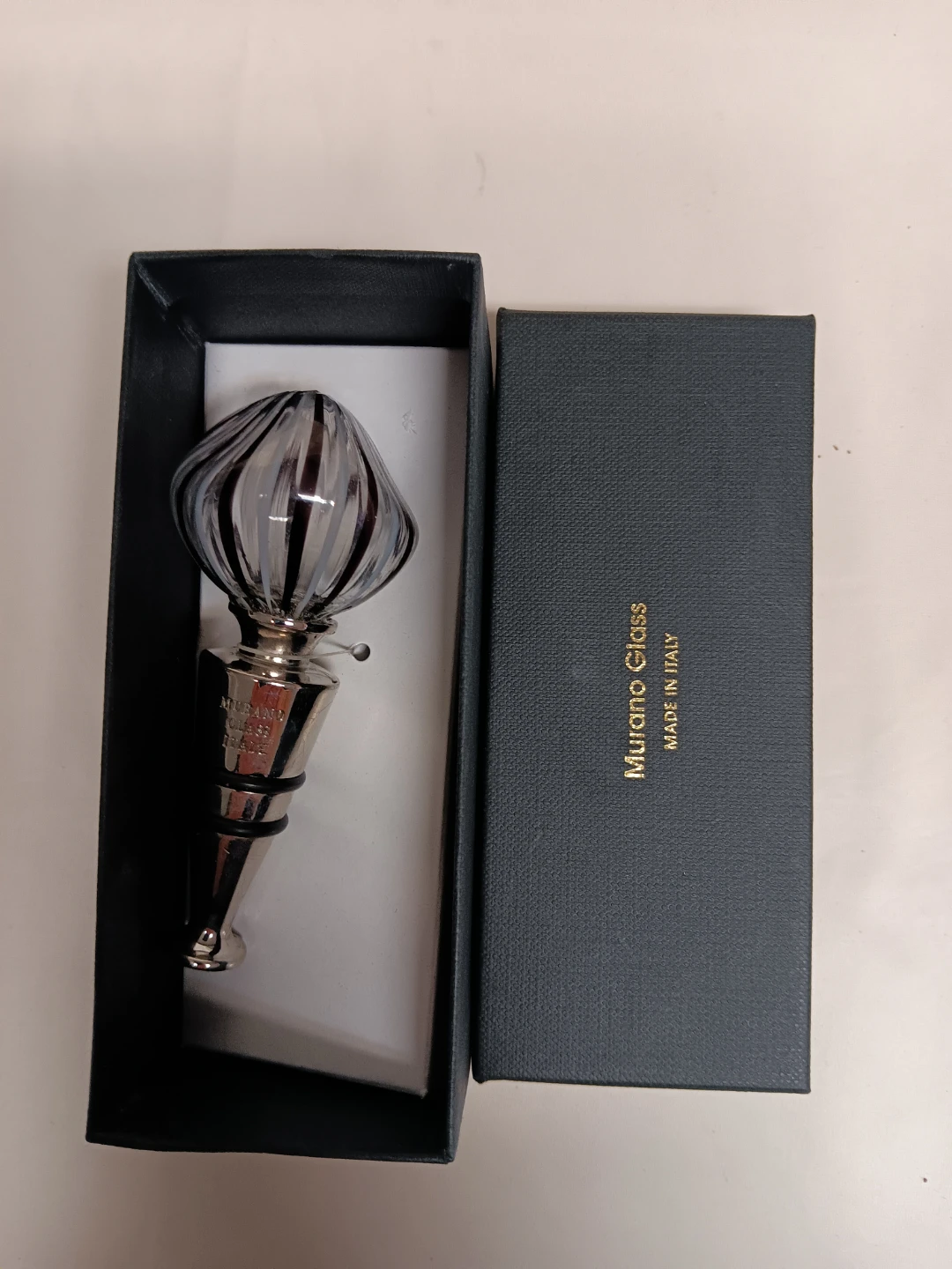 Murano Glass Wine Stopper - Made in Italy