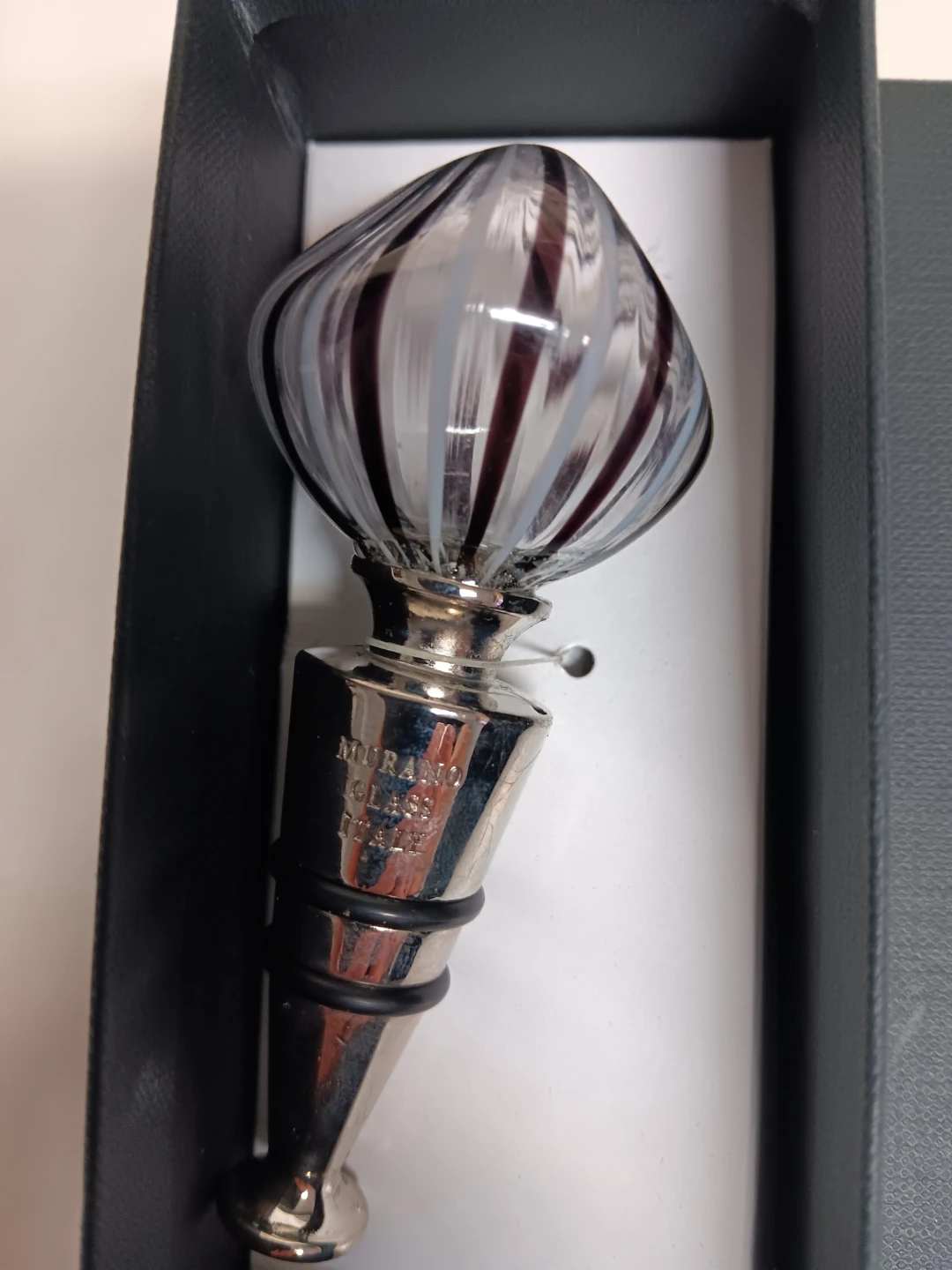 Murano Glass Wine Stopper - Made in Italy - photo 2