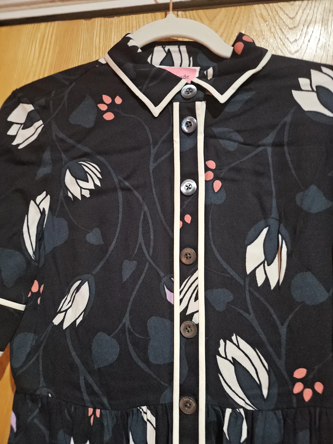 Kate Spade New York Blue Floral Button-Up Dress Size 2 - photo 2