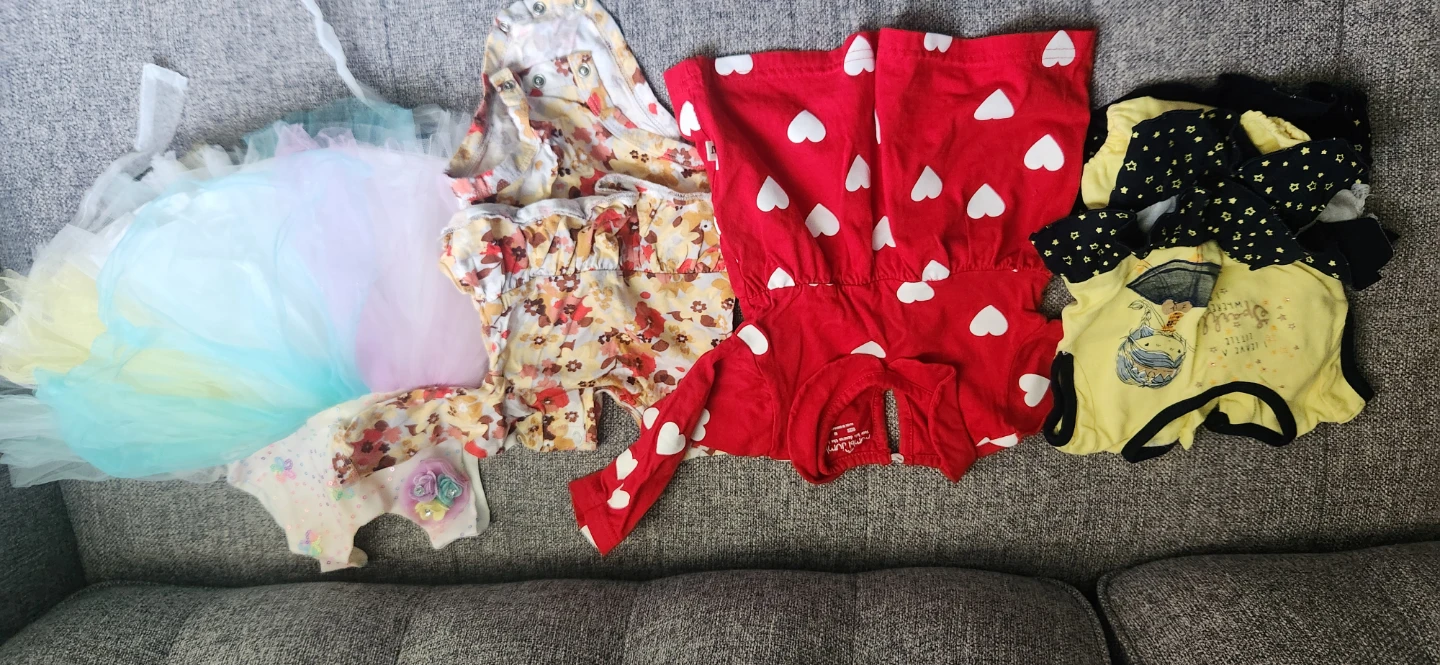 Bundle of baby girl clothes 0-3 months - photo 4