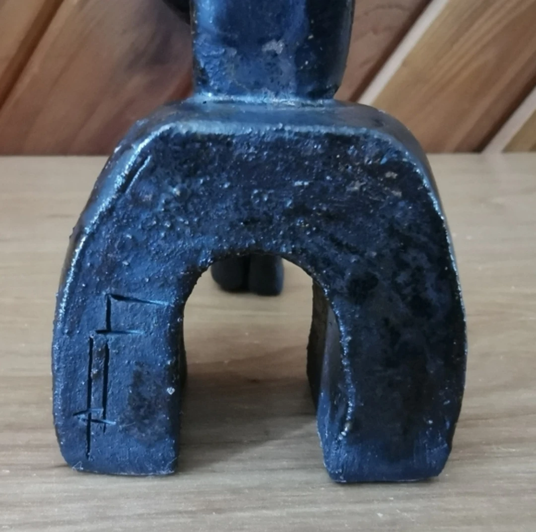 Vintage Brutalist Style Abstract Metal Sculpture - photo 5