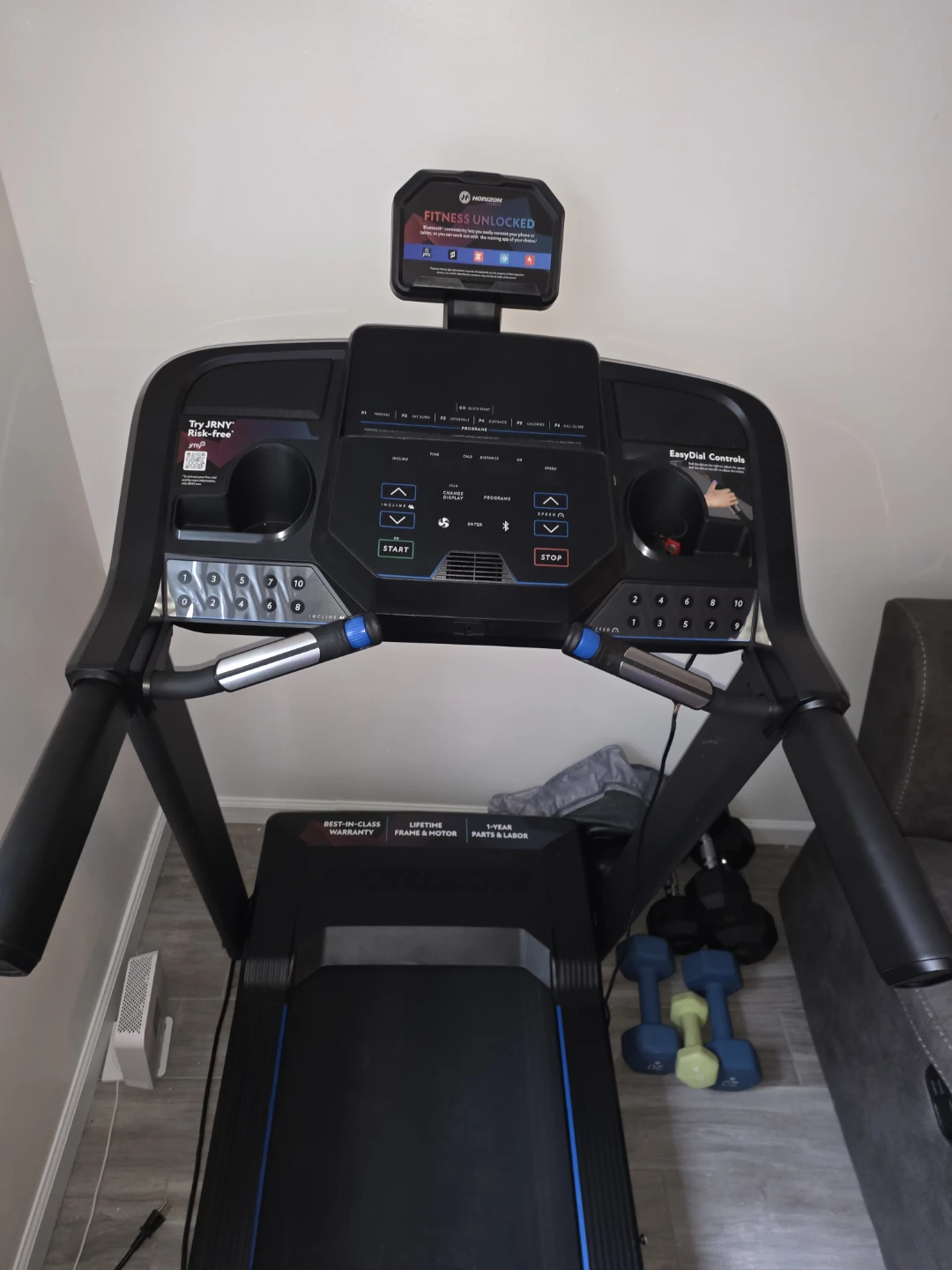Horizon Fitness Treadmill - photo 3