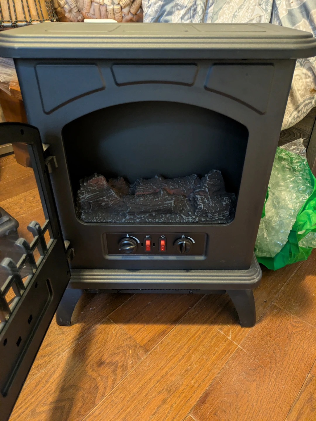 Black Electric Fireplace - Model CFS-500-2 - photo 2