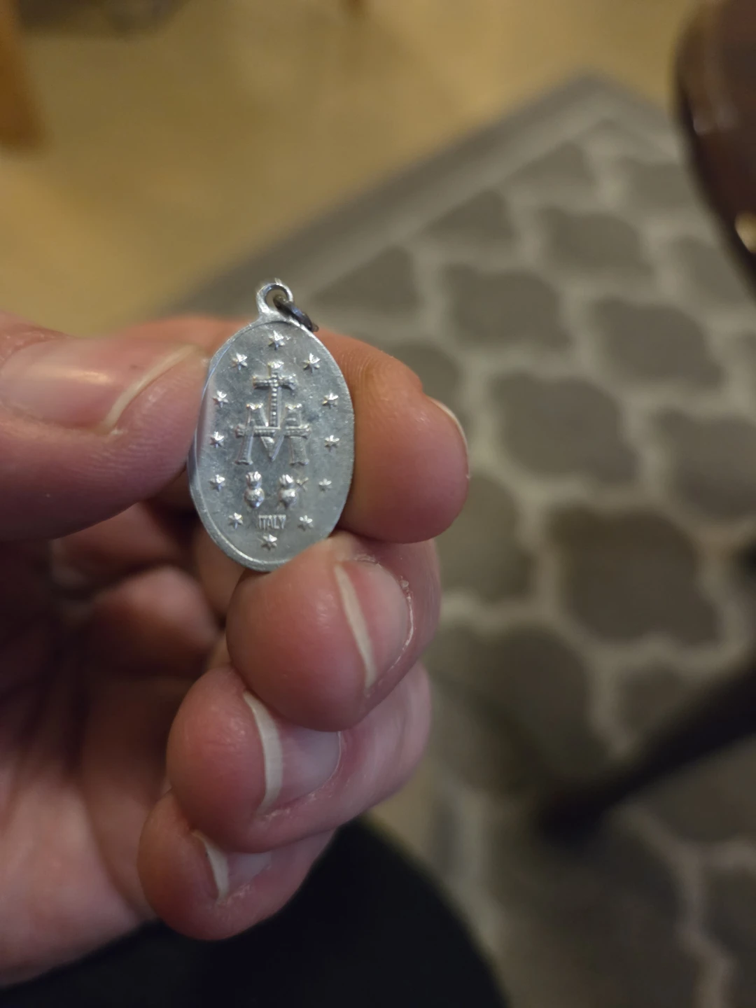 Miraculous Medal Pendant Italy