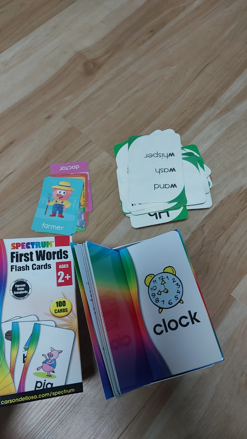 Spectrum First Words Flash Cards - 100 Cards & other kids stuff - photo 4