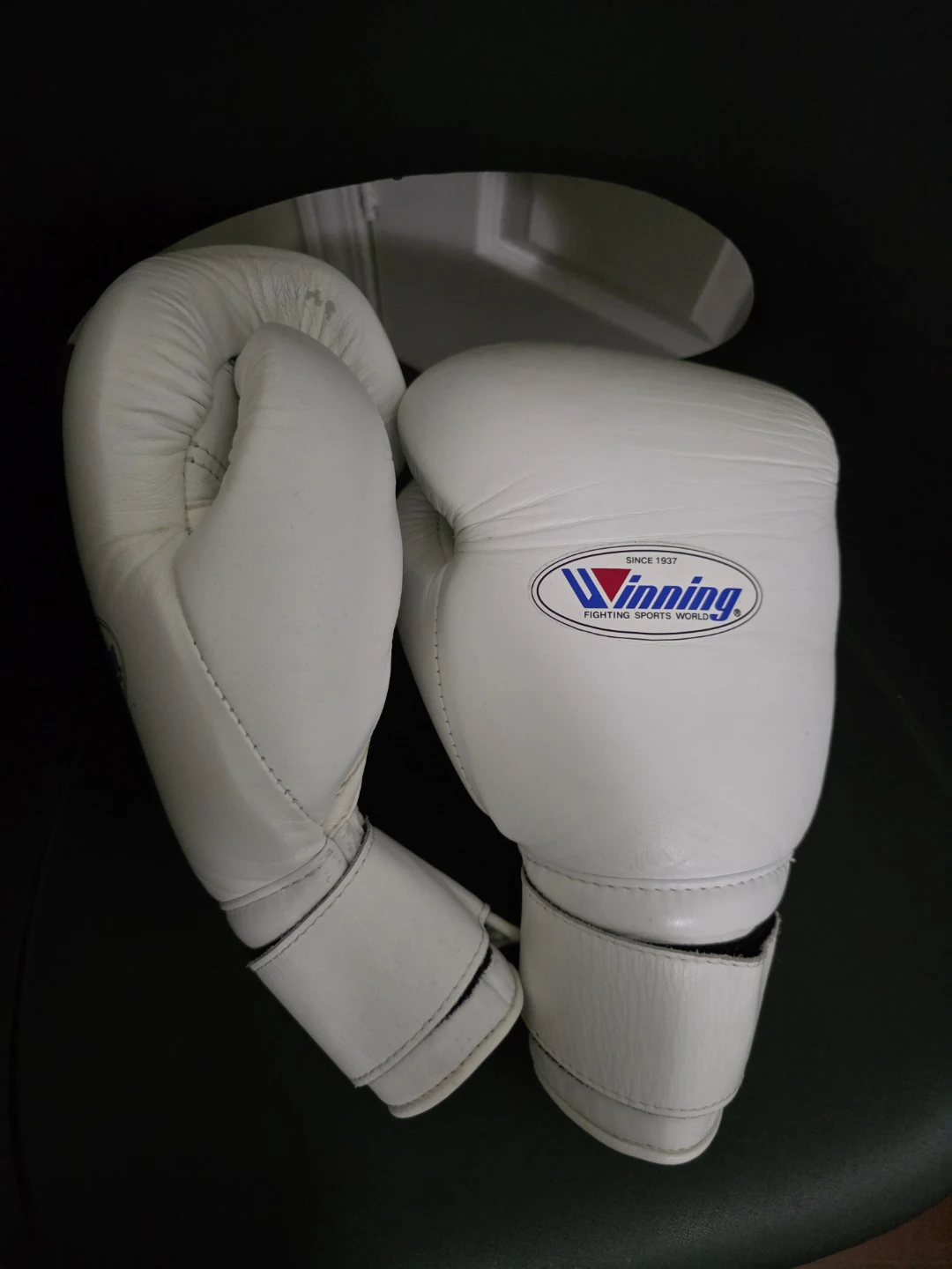 White Winning Boxing Gloves 16oz
