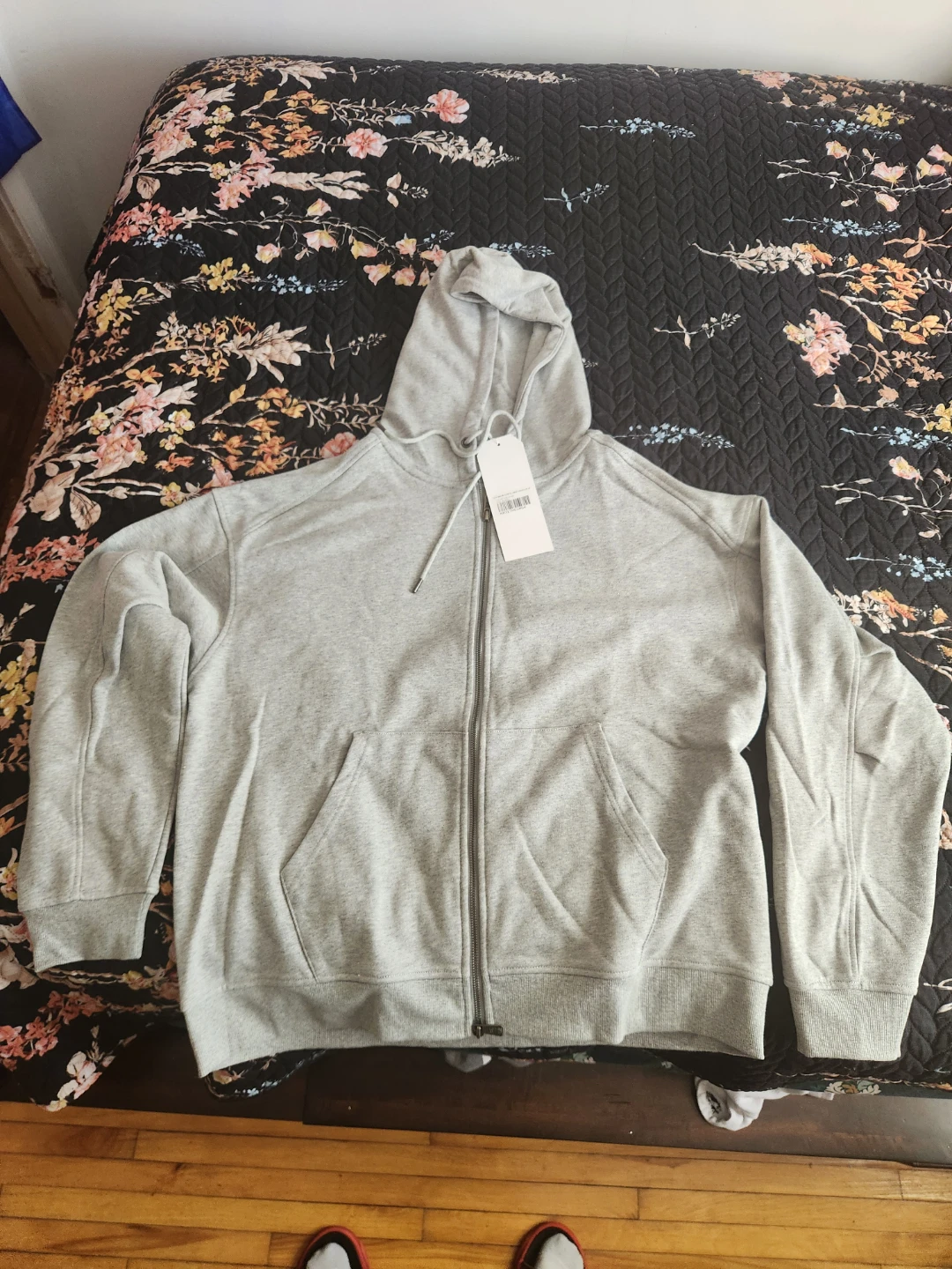 Grey Full Zip Hoodie