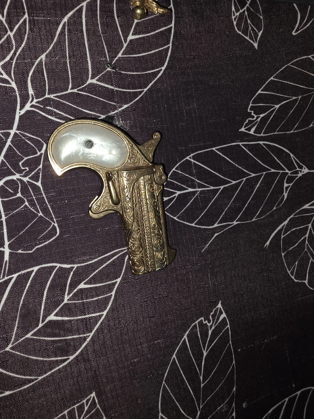 Ornate Brass Derringer Style Lighter - photo 2