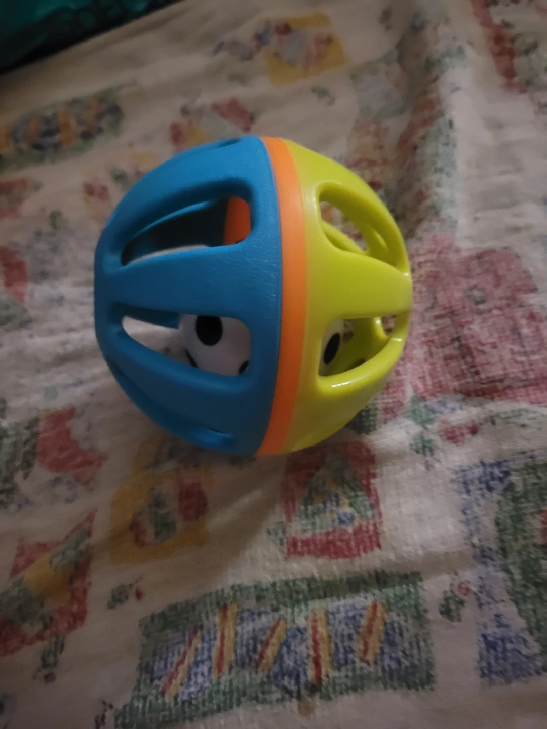 Sassy Squish and Chime sensory ball designed
