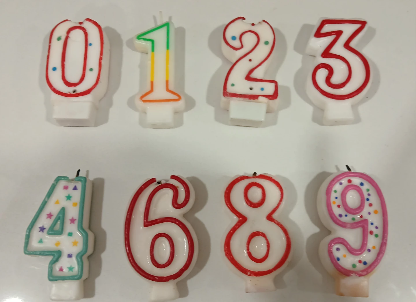 Birthday Number Candles