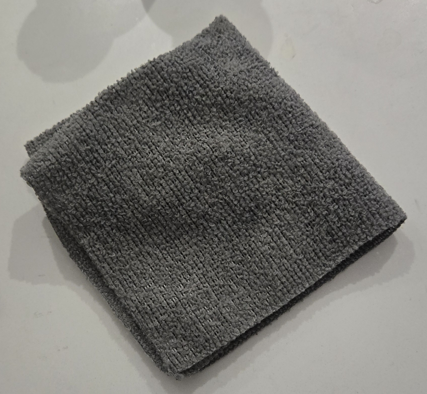 Grey Microfiber Cleaning Cloth