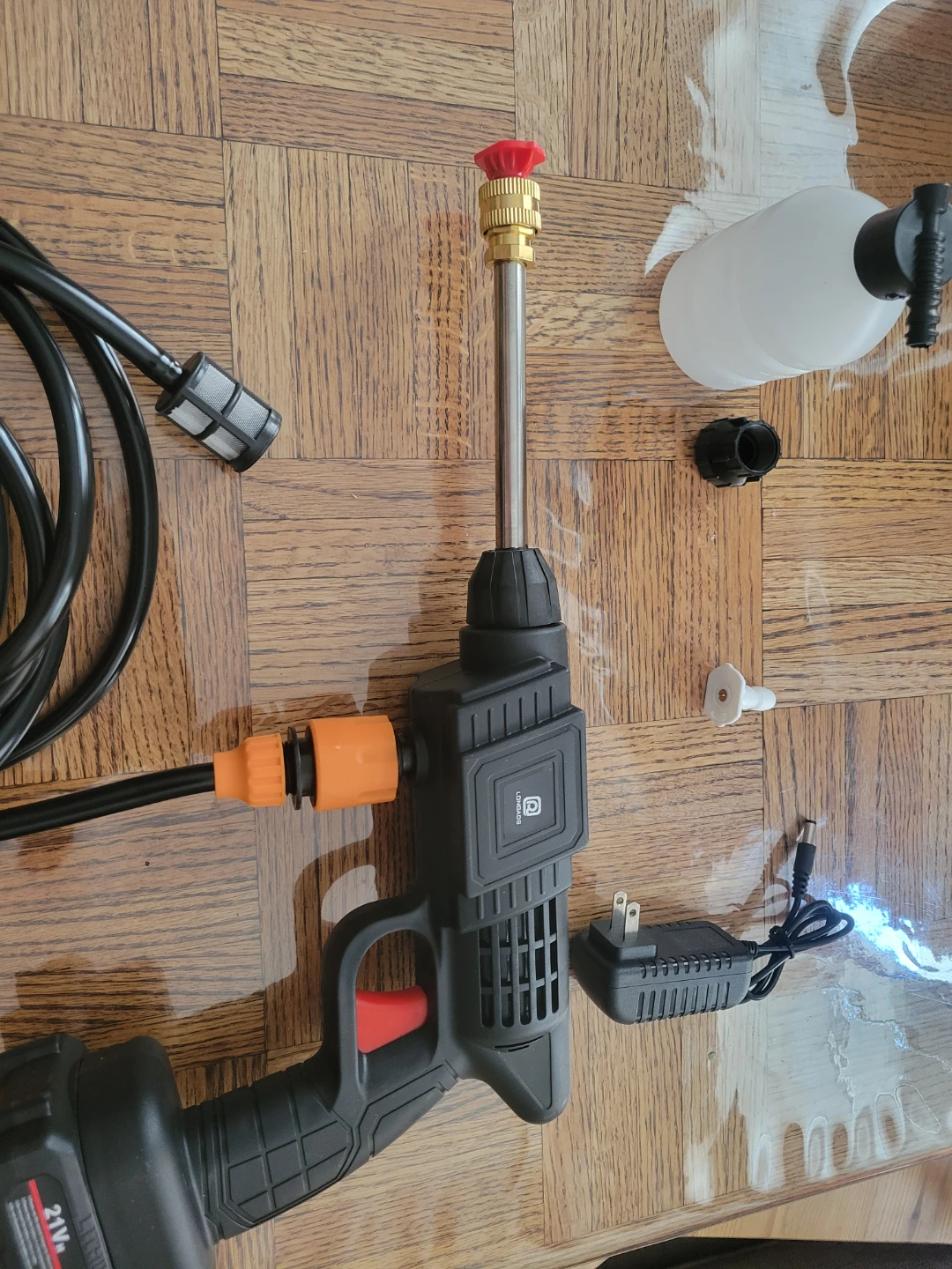 NEW 21V Cordless Pressure Washer with Battery and Charger - photo 2