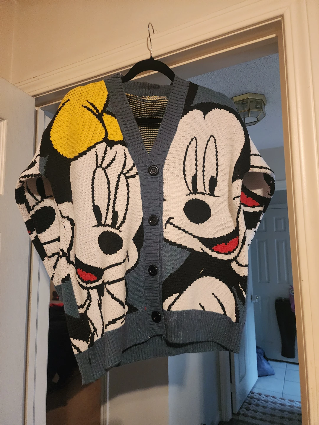 Mickey and Minnie Mouse Cardigan Sweater