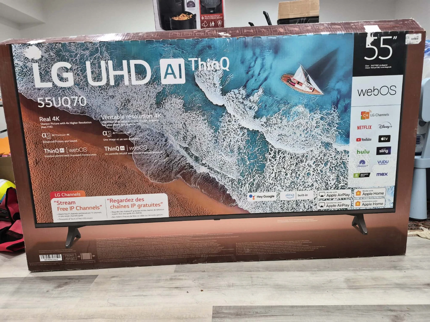 LG UHD 55" 55UQ70 Smart TV