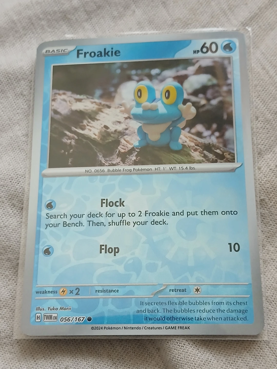 2024 Froakie Pokémon Card