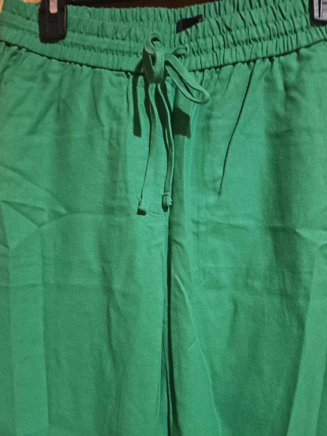 J. Crew Green Linen Blend Pants Size 4 - photo 2