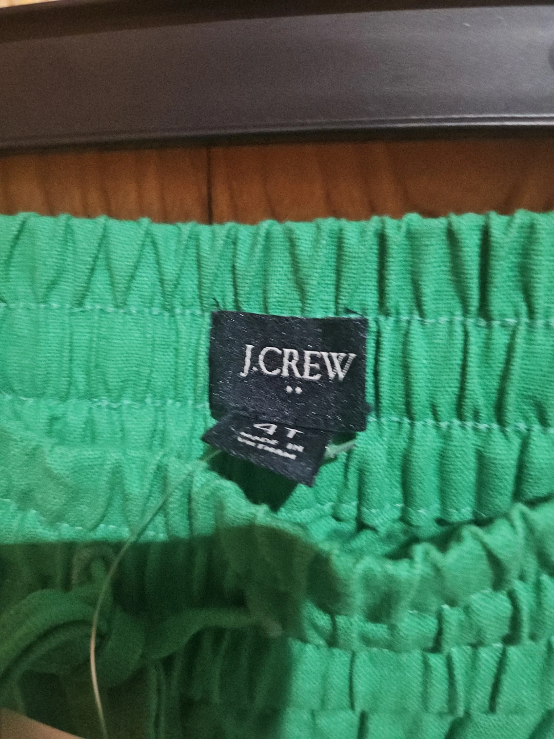 J. Crew Green Linen Blend Pants Size 4 - photo 4
