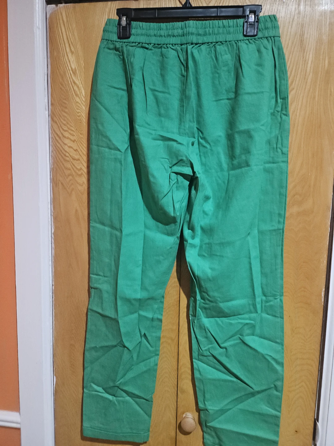 J. Crew Green Linen Blend Pants Size 4 - photo 5