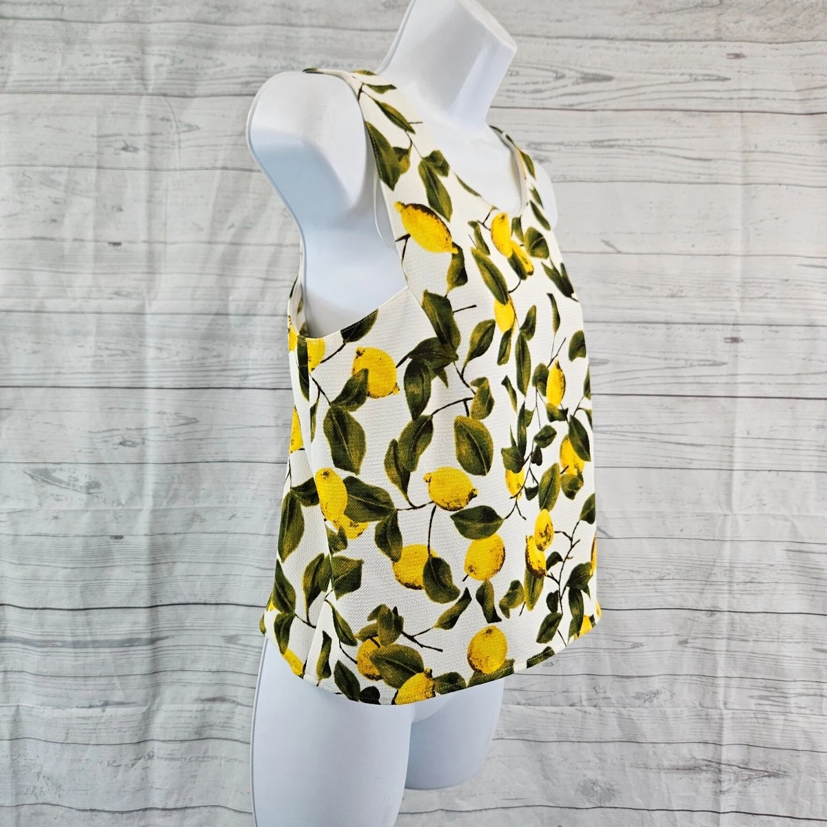 ZARA Lemon Print Top (XS) - photo 2