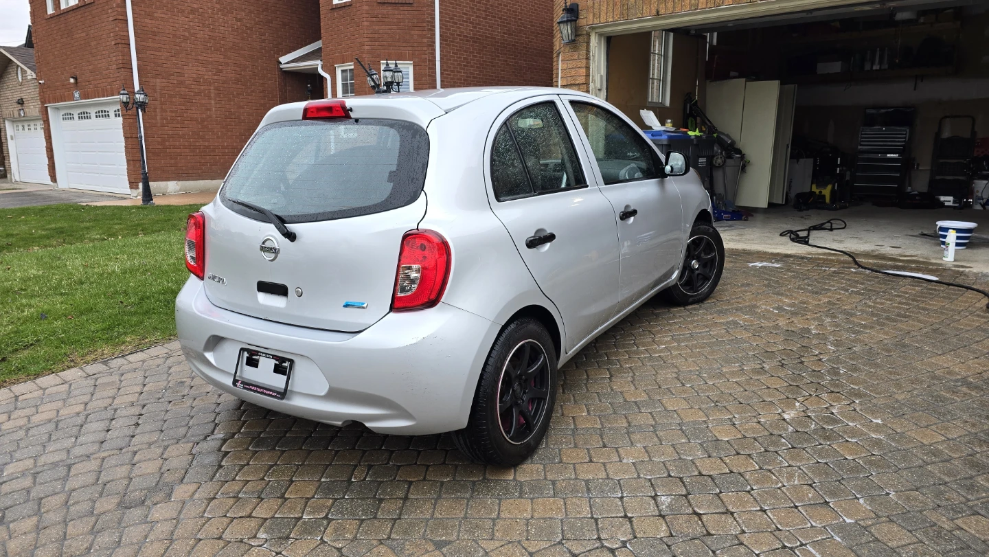 Silver Nissan Micra stick shift - photo 2