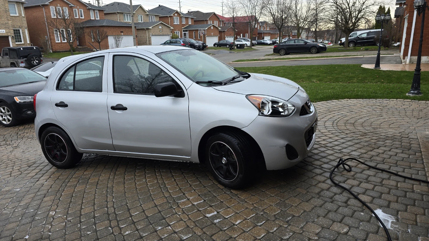 Silver Nissan Micra stick shift - photo 3