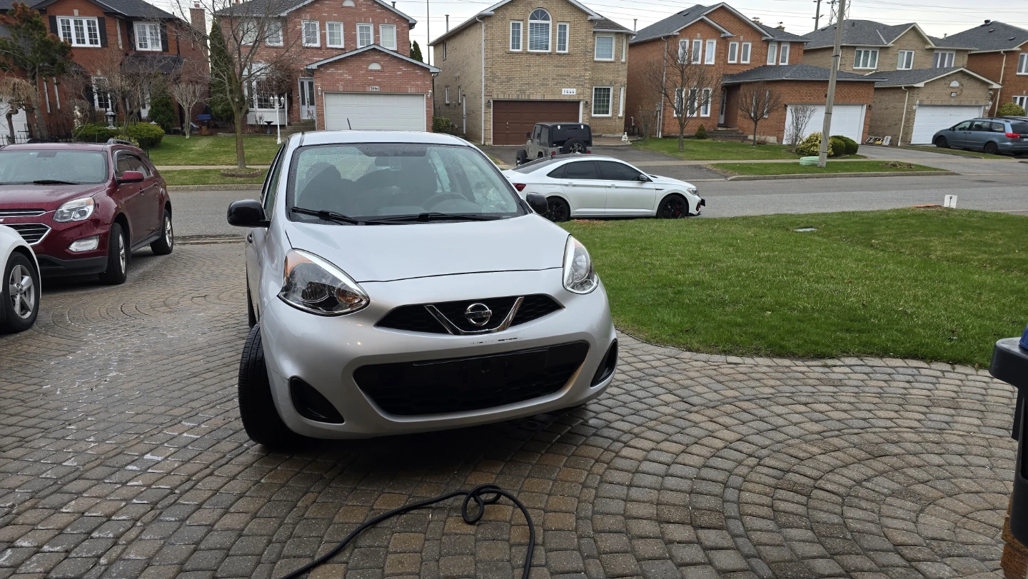 Silver Nissan Micra stick shift - photo 4