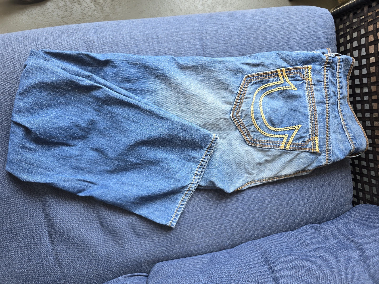 Vintage True Religion Straight Leg Jeans size 36 - photo 3