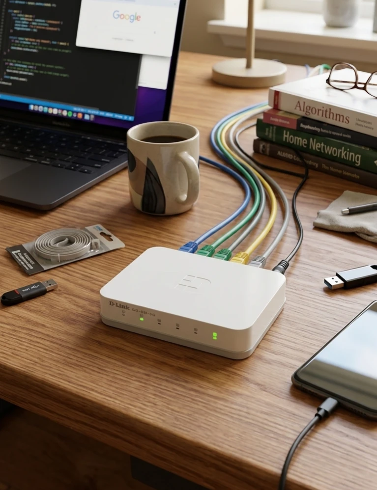 D-Link 5-Port Gigabit Unmanaged Desktop Switch