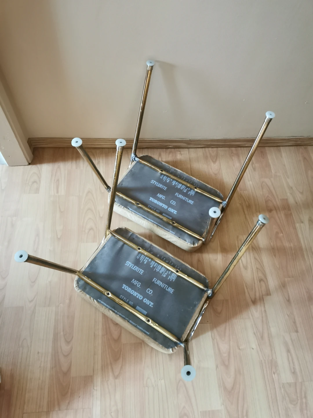 Vintage Mid Century Stylerite Toronto Stacking Stools - photo 3