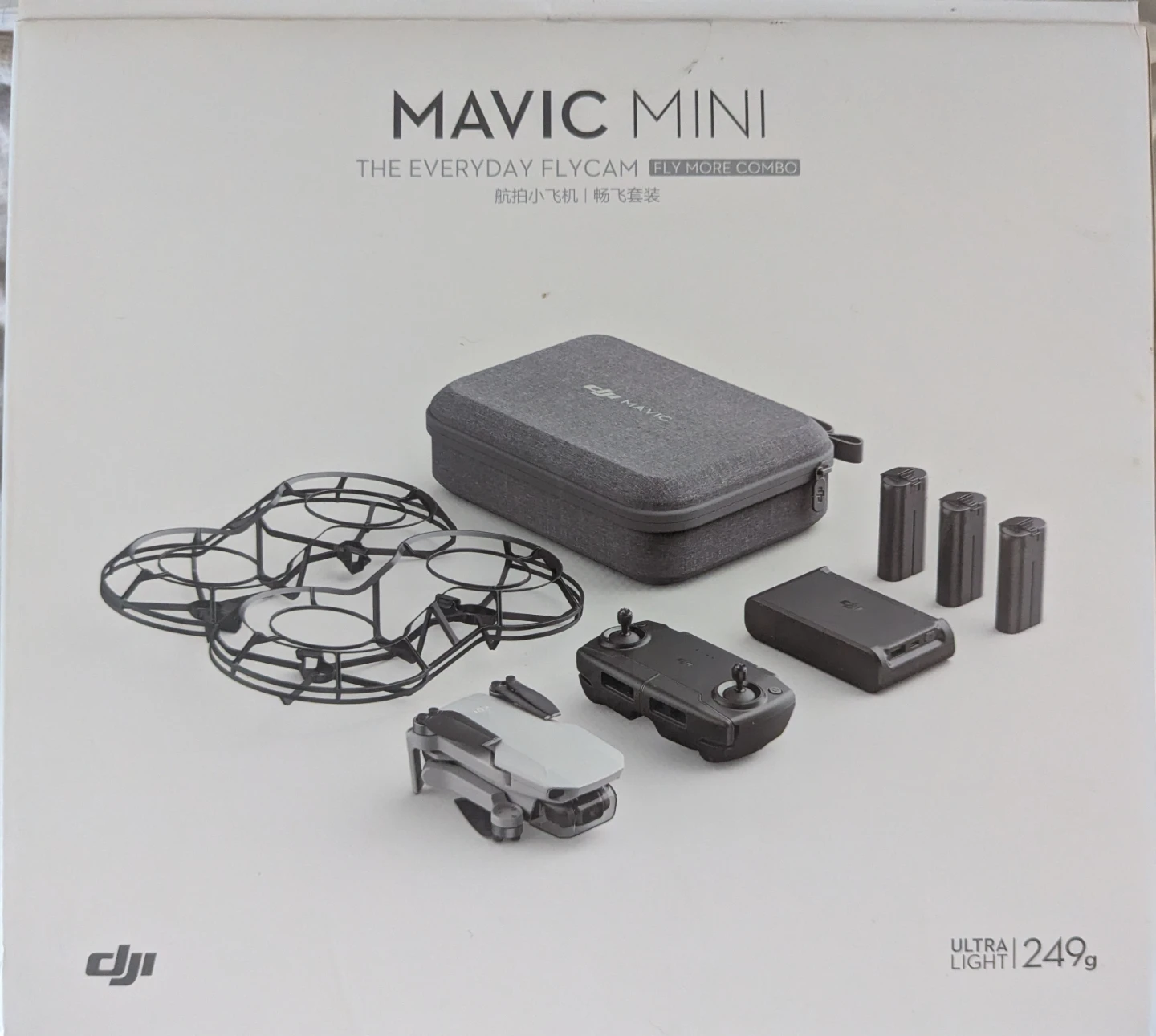 DJI Mavic Mini Fly More Combo Drone box