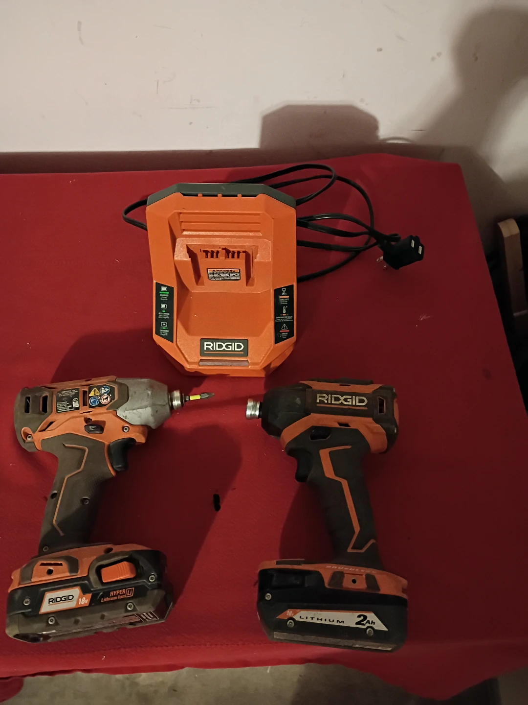 RIDGID 18V Impact Driver and Charger Set