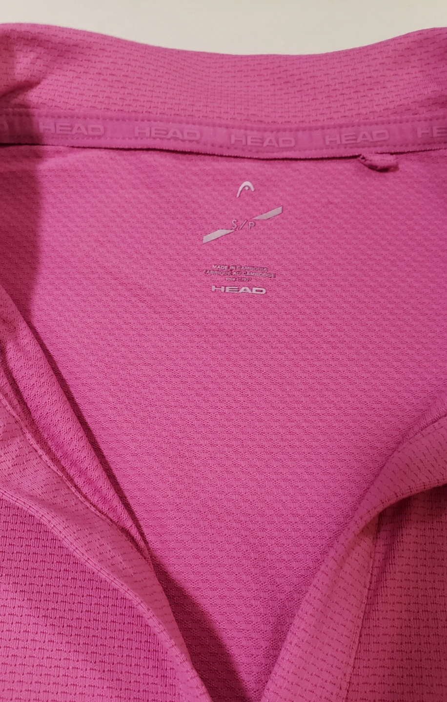 Brand new Head Pink VNeck Shirt Sleeve Stretch Athletic - photo 3