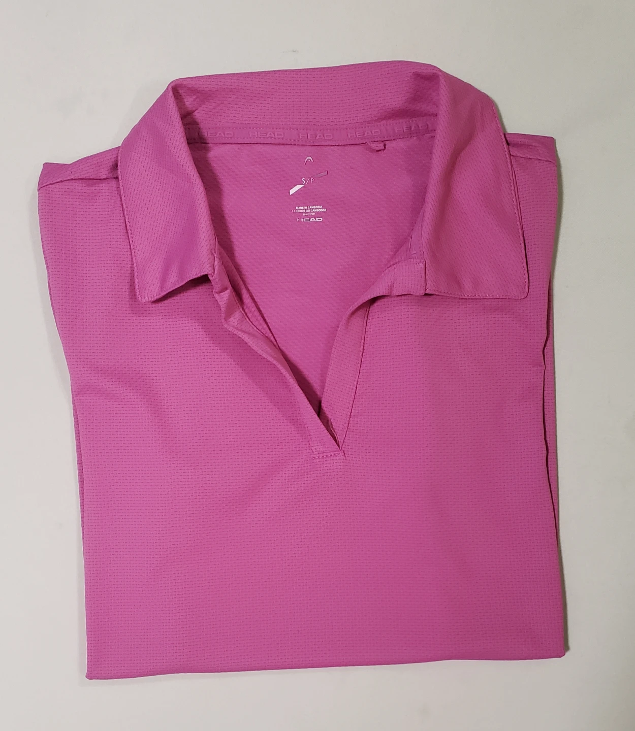 Brand new Head Pink VNeck Shirt Sleeve Stretch Athletic - photo 4