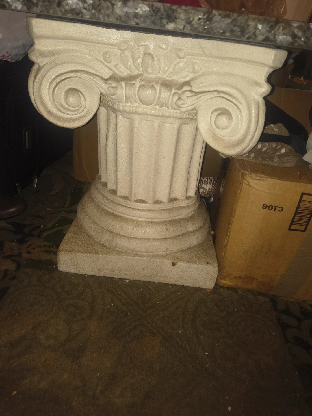 Decorative Stone Pedestal Column - photo 3